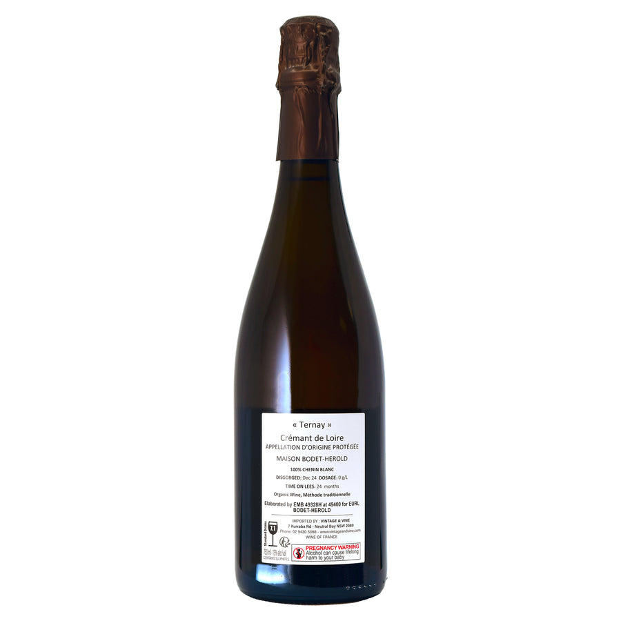 Bodet-Herold Crémant de Loire Ternay Brut Nature 2022
