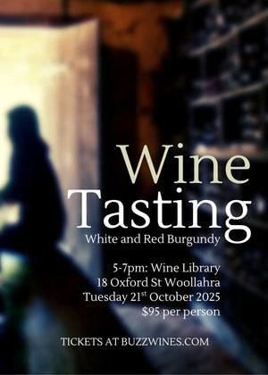 Burgundy Tasting - Wine Library, 5-7 pm, Tuesday 21 October 2025