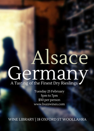 Alsace and Germany's finest DRY Rieslings - Wine Library, 5-7 pm, Tuesday 25 February 2025