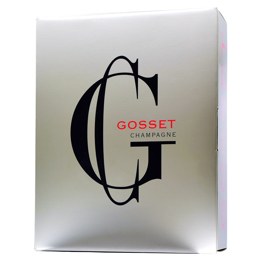 Champagne Gosset Blanc de Noirs Twin-Pack with Gift Box (Champagne Included)